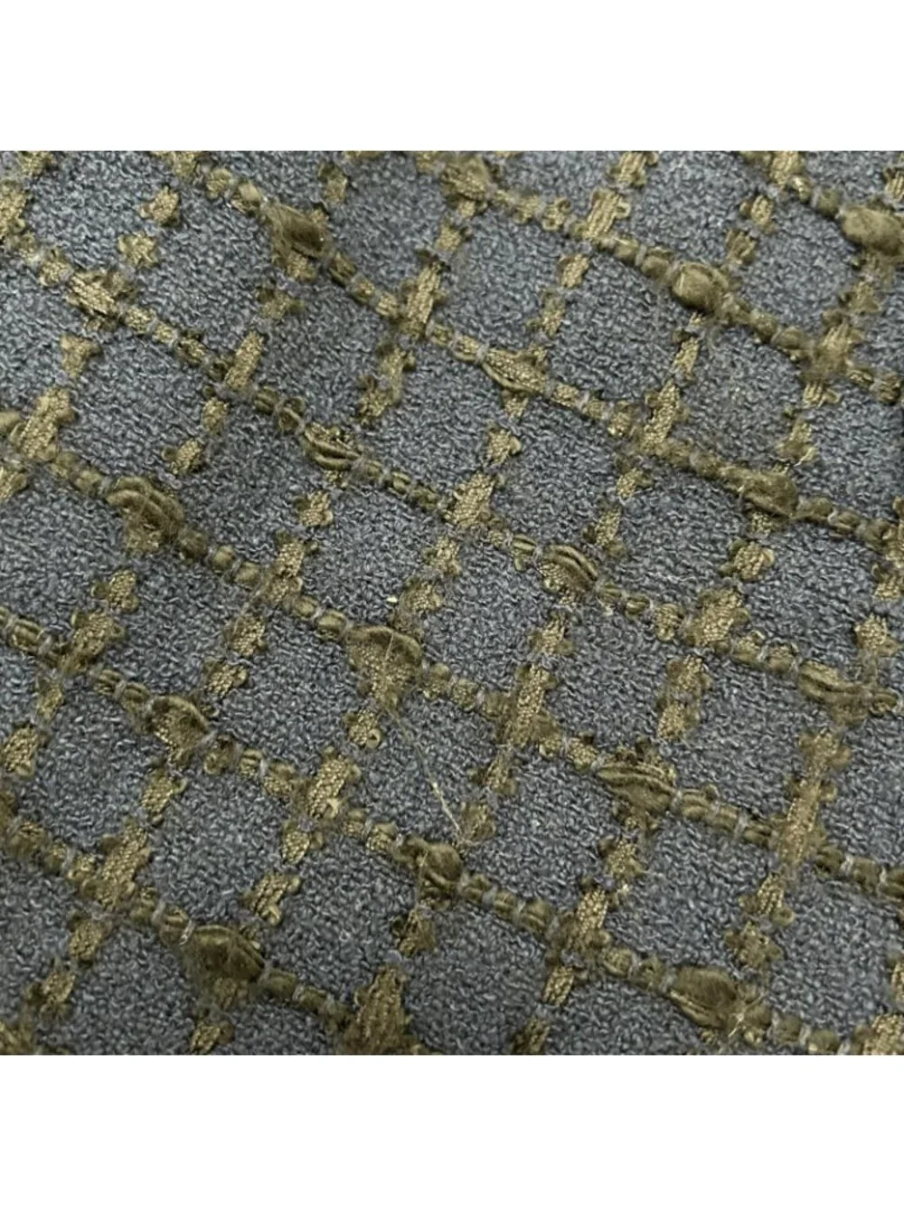 Louis Vuitton Navy Cotton Tweed Skirt 34